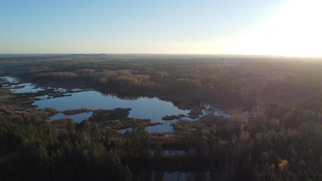 Mieszkanie Nad Jeziorem Rydzowka+Prywatny Staw+Plaza+Mazury Srokowo Kültér fotó