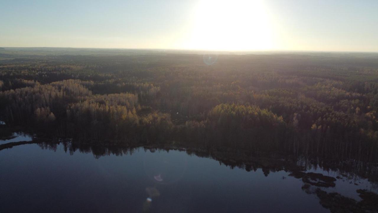 Mieszkanie Nad Jeziorem Rydzowka+Prywatny Staw+Plaza+Mazury Srokowo Kültér fotó